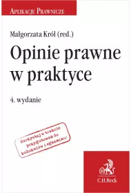 eBook Opinie prawne w praktyce. Wydanie 4 pdf mobi epub
