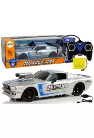 Auto Sportowe 1:16 zdalnie sterowane srebrne LeanToys