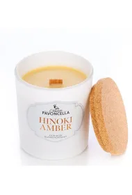 Pavoncella �wieczka sojowa Hinoki Amber bia�a 135g