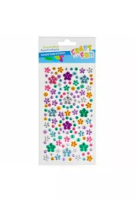 Craft with Fun Ozdoba dekoracyjna krysztalki samoprzylepne mix