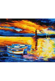 Ideyka Malowanie po numerach - Pomara�czowy spok�j 40x50cm