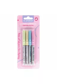 Starpak Marker akrylowy w p�dzelku Pastel 4 szt.