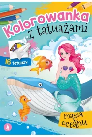 Malowanka A5 Kolorowanka z tatua�ami. Magia oceanu SKRZAT 075465