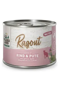 Wildes Land CAT Ragout Rind Pute - woowina z indykiem 180 g