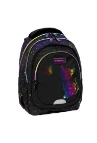 Astra Plecak Head Golden Effect Rainbow Kitty AB330
