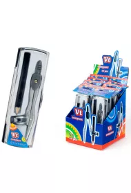 Starpak Cyrkiel metalowy + o��wek Vt w etui