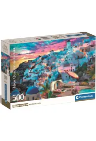 Puzzle 500 el. Compact Greece View Clementoni
