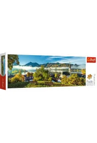Puzzle panoramiczne 1000 el. Nad jeziorem Schliersee Trefl