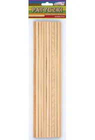 Aliga Patyczki bezbarwne 250x6,5x6,5mm 20 szt