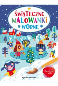 �wi�teczne malowanki wodne. P�dzelkiem i wod�