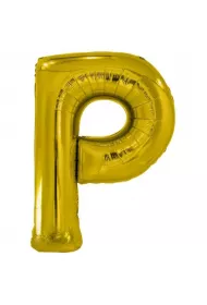 Amscan Balon foliowy litera P z�ota 60,5x86cm