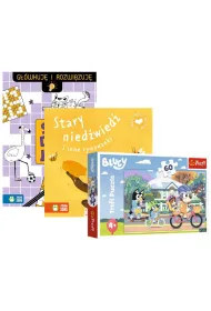 Pakiet dla przedszkolaka. Stary niedwied i inne rymowanki, Sudoku. Gwkuj i rozwizuj, Puzzle 60 el. Wesoy Bluey