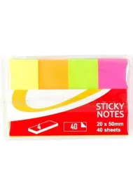 Polsirhurt Notes samoprzylepny zak�adka 20x50 fluoresencyjna