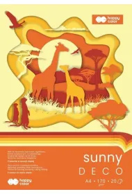 Blok Hobby Deco Sunny A4/20K 170g HAPPY COLOR