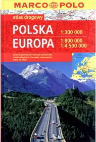 Kombiatlas Europa 1:800T,4.5Mio./ Polska 1:300 000 (2012)