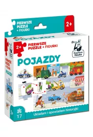 Pojazdy. Pierwsze puzzle + figurki. Kapitan Nauka Edgard