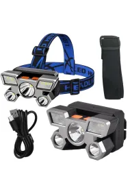 LeanToys Latarka czo�owa LED 4 tryby wodoodporna