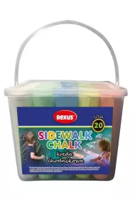Beniamin Kreda chodnikowa w plastikowym wiaderku 20 szt.