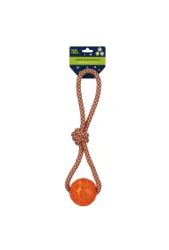 Zabawka dla psa Szarpak 36 cm z pi�k� pomara�czowy TRIK&ROLL 560883