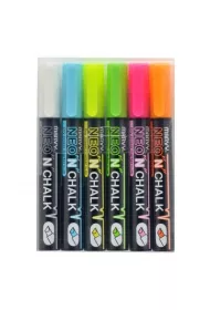 Marvy Markery kredowe Neon`n Chalk 6 szt.