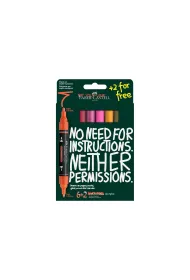 Marker akrylowy Multimark Flame Faber-Castell 8 kolor�w