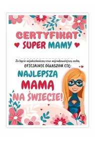 LearnHow Certyfikat A4 Super Mamy 20szt
