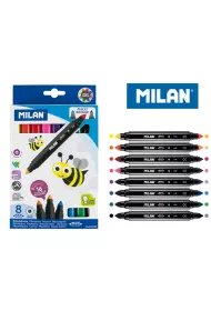 Milan Flamastry dwustronne Bicolor 16 kolor�w
