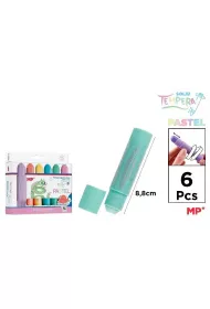 Mp Main Paper Farby tempera pastel w sztyfcie 6 kolor�w