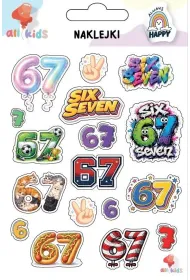 All4Kids Naklejki dla dzieci six seven 67