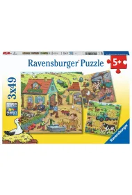 Puzzle 3x49 Farm fun Ravensburger