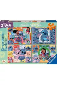 Puzzle dla dzieci 2D 4x100 el. Disney Stitch Ravensburger