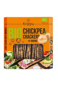 Krippu Krakersy proteinowe z ciecierzycy z cebul� 80 g Bio