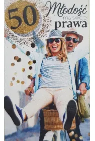 AbCard Kartka okoliczno�ciowa Urodziny 50 DH03