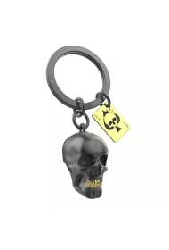 Metalmorphose Brelok do kluczy 3D czaszka z kart� do gry