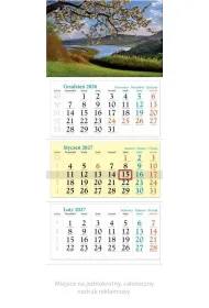 Lucrum Kalendarz 2027 tr�jdzielny Pog�rze