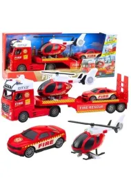 Stra� z helikopterem d�wi�kiem i �wiat�em LeanToys