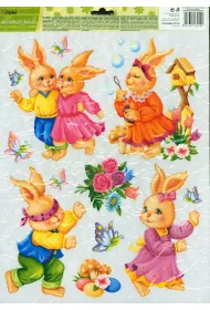 Folia elektrostatyczna wielkanoc (SW0502)