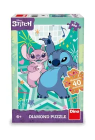 Puzzle 200 el. z diamencikami Stitch Dino Toys