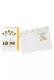 Kukartka Karnet B6 DK-831 Urodziny kr�lowa