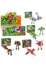 Klocki konstrukcyjne Dinozaur robot 2w1 MIX