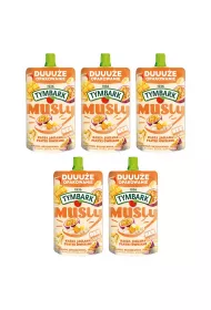 Tymbark Musly Patki owsiane - kasza jaglana - mango - marakuja zestaw 5 x 170 g