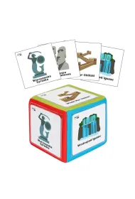 Zestaw kostka edukacyjna z kieszeniami + 52 karty