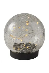 Volteno Lampka solarna plastik kula 10cm sole
