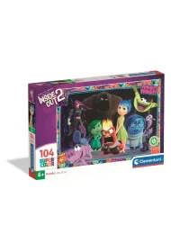 Puzzle 104 SuperKolor Inside Out 2 Clementoni