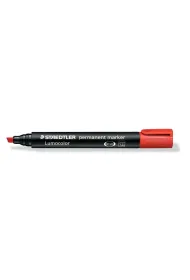 Staedtler Marker wodoodporny Lumocolor, czerwony, �ci�ty