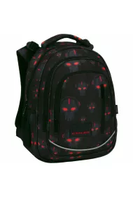 Derform Plecak szkolny modzieowy BackUP Roboty Red