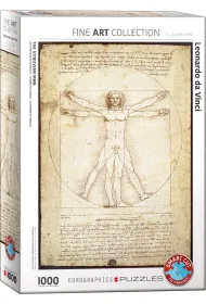 Puzzle 1000 el. The Vitruvian Man Eurographics
