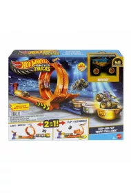 Hot Wheels. City Skok po trofeum + monster truck Mattel