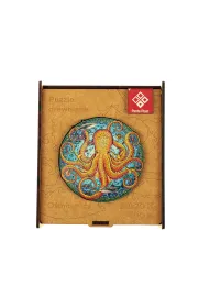 Puzzle 100 drewniane A4 O�miornica Panta Plast