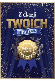Armin Style KARNET URODZINY B6 Z KOP AS GM-1303 FOL